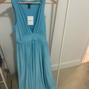 Forever 21 Sky Blue Sleeveless Maxi Dress